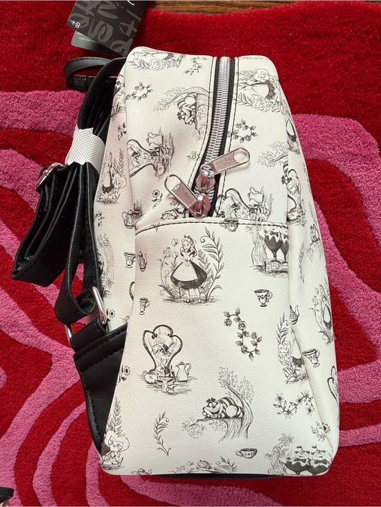 Brand New Disney Alice in Wonderland Loungefly Mini Backpack